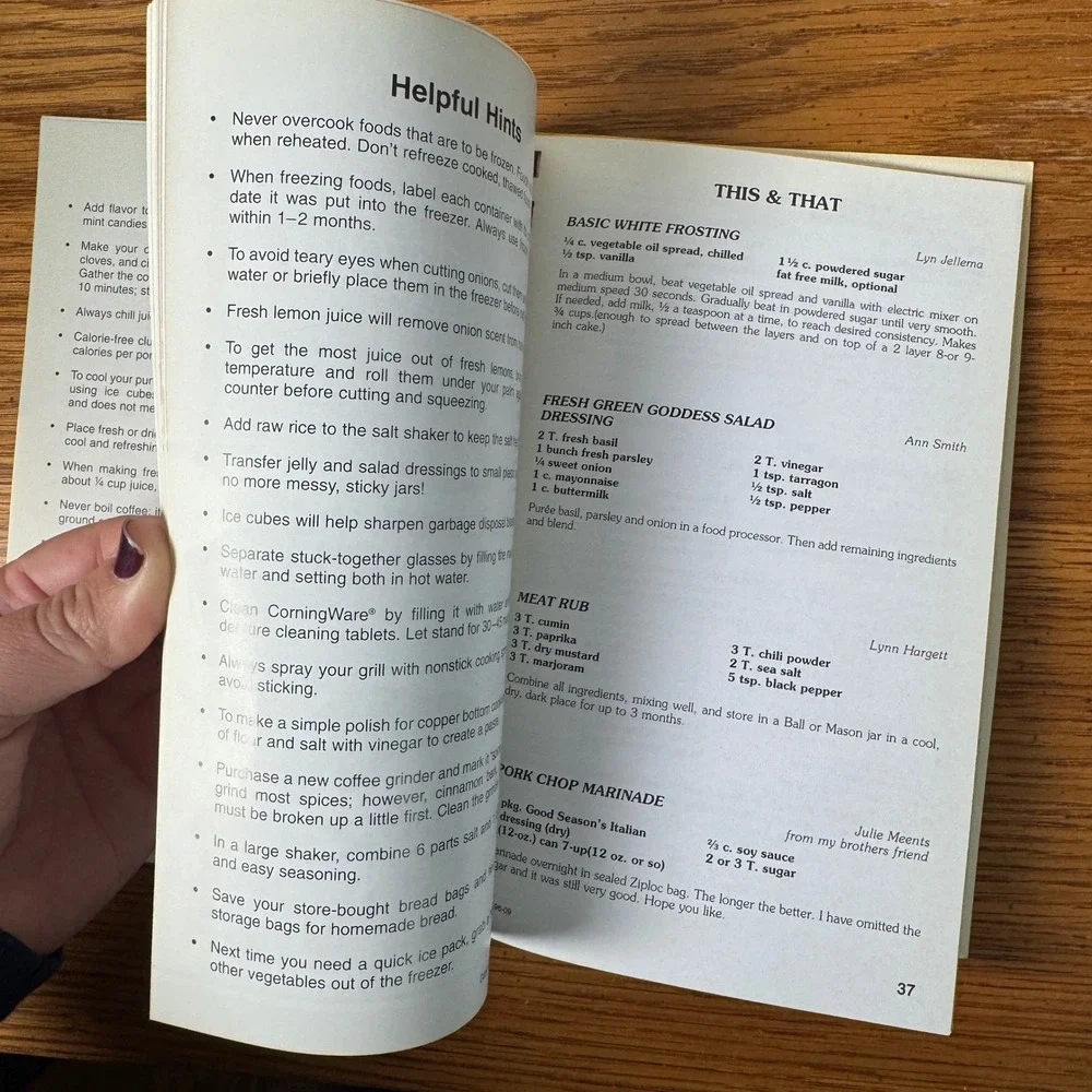 Recipes‎ from Home Crossroads Community Church MOPS Cookbook 2009 Morris Press